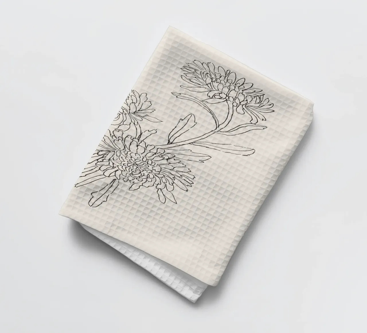 Chrysanths Sketch no. 2 canovaccio da cucina da apoloprints