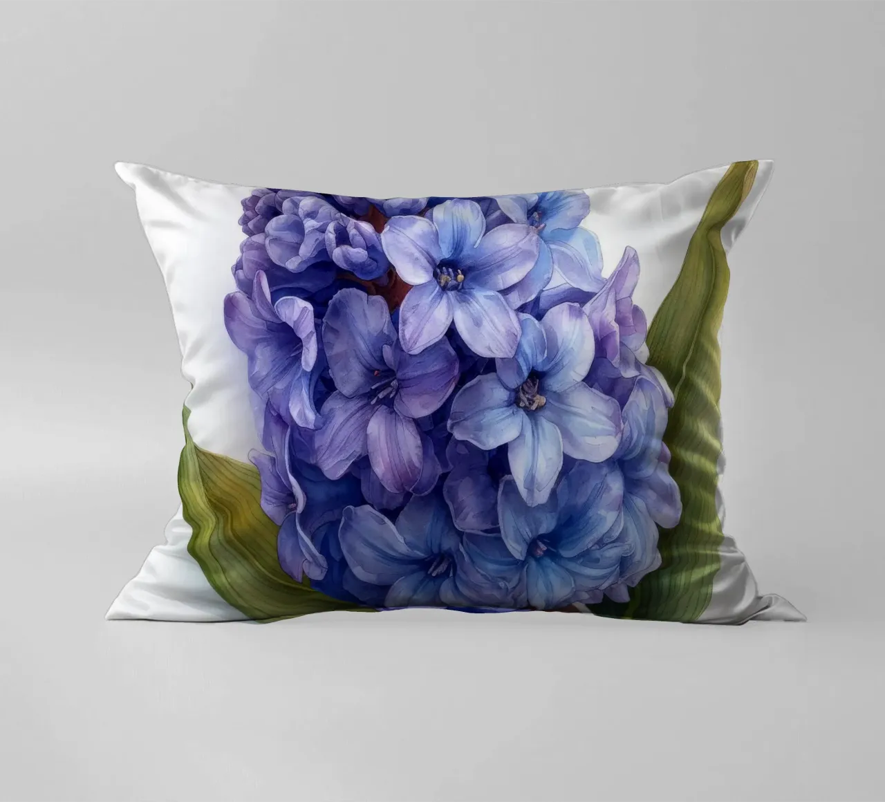 Hyacinth Flower 4 decorative cushion by Bold Blooms