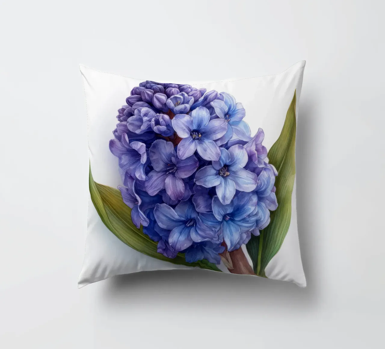 Hyacinth Flower 4 decorative cushion by Bold Blooms