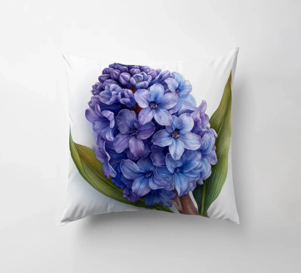 Hyacinth Flower 4 decorative cushion by Bold Blooms