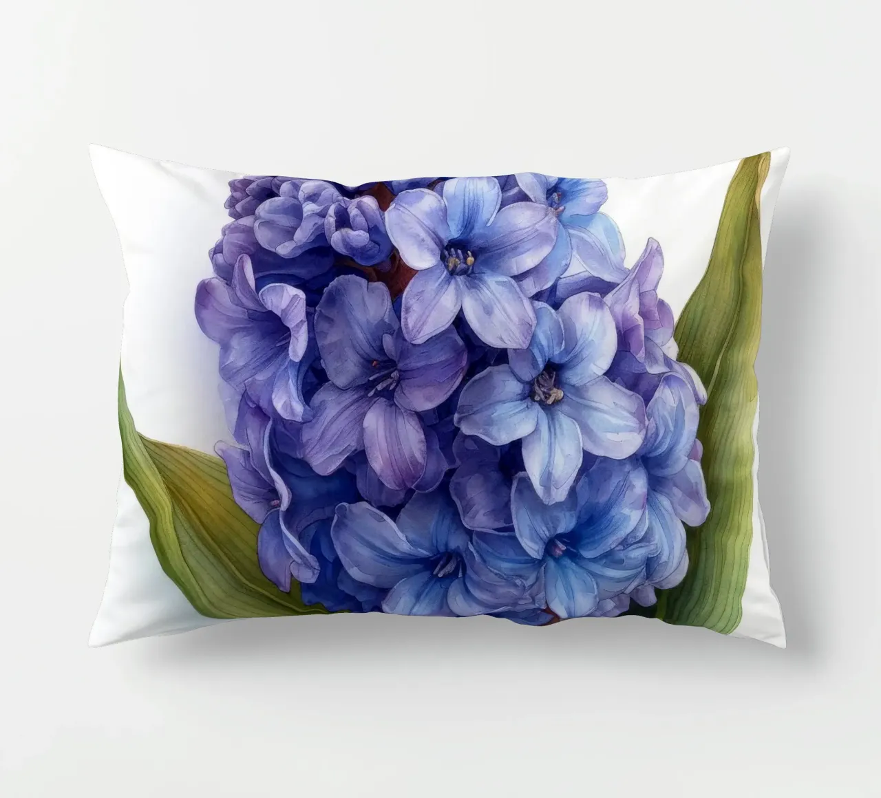 Hyacinth Flower 4 decorative cushion by Bold Blooms