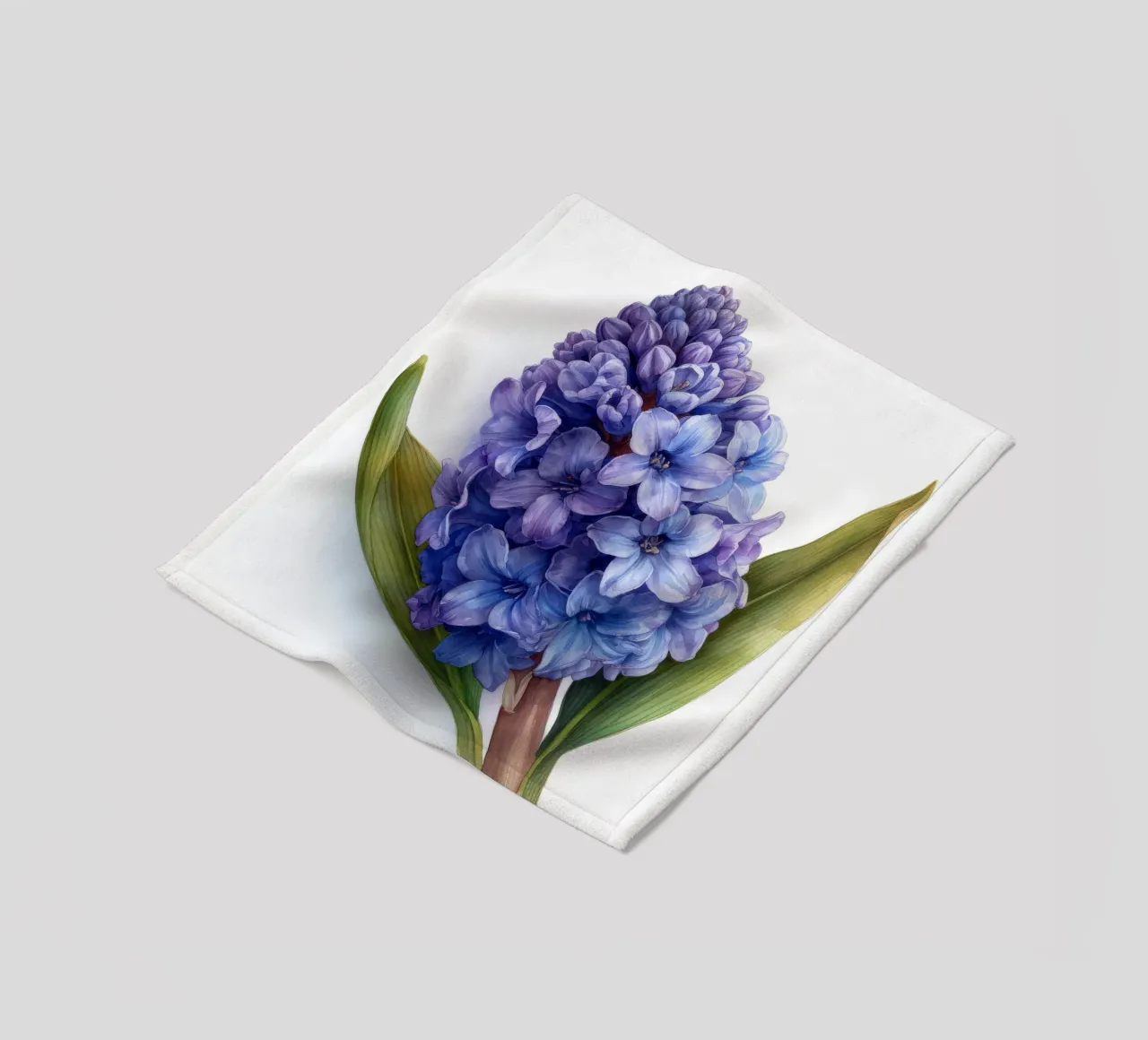 Hyacinth Flower 4 fleece blanket by Bold Blooms