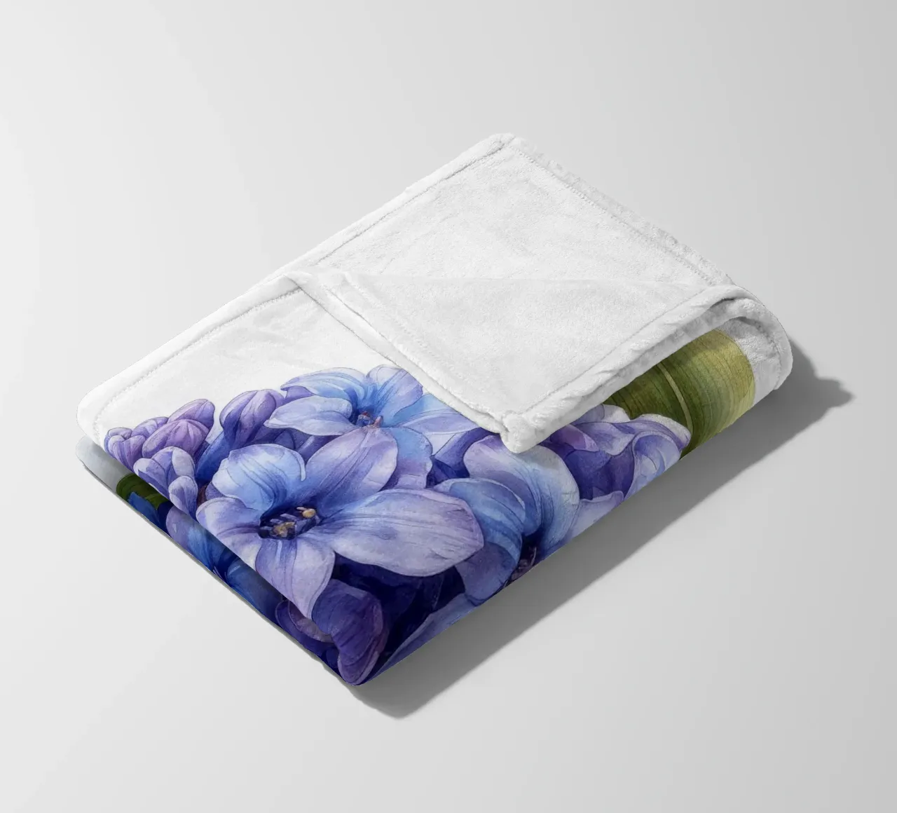 Hyacinth Flower 4 fleece blanket by Bold Blooms