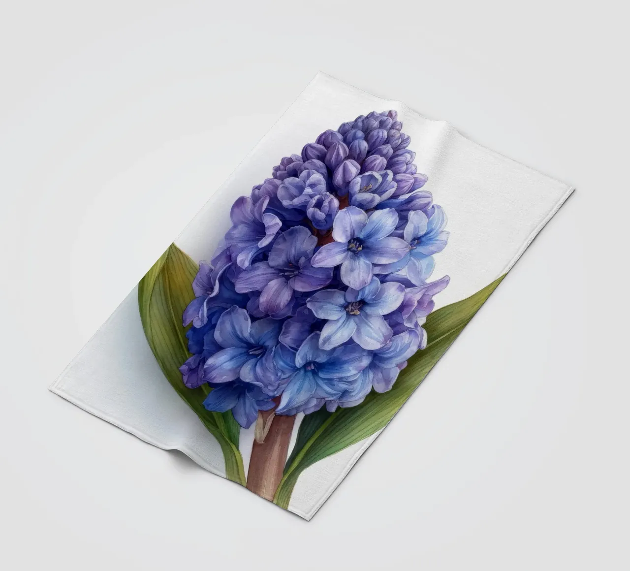 Hyacinth Flower 4 fleece blanket by Bold Blooms