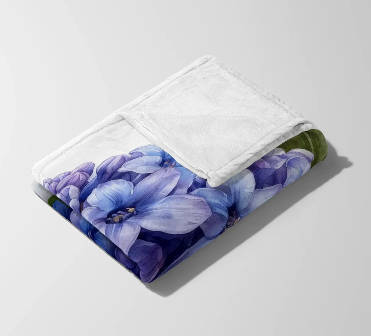 Hyacinth Flower 4 fleece blanket by Bold Blooms