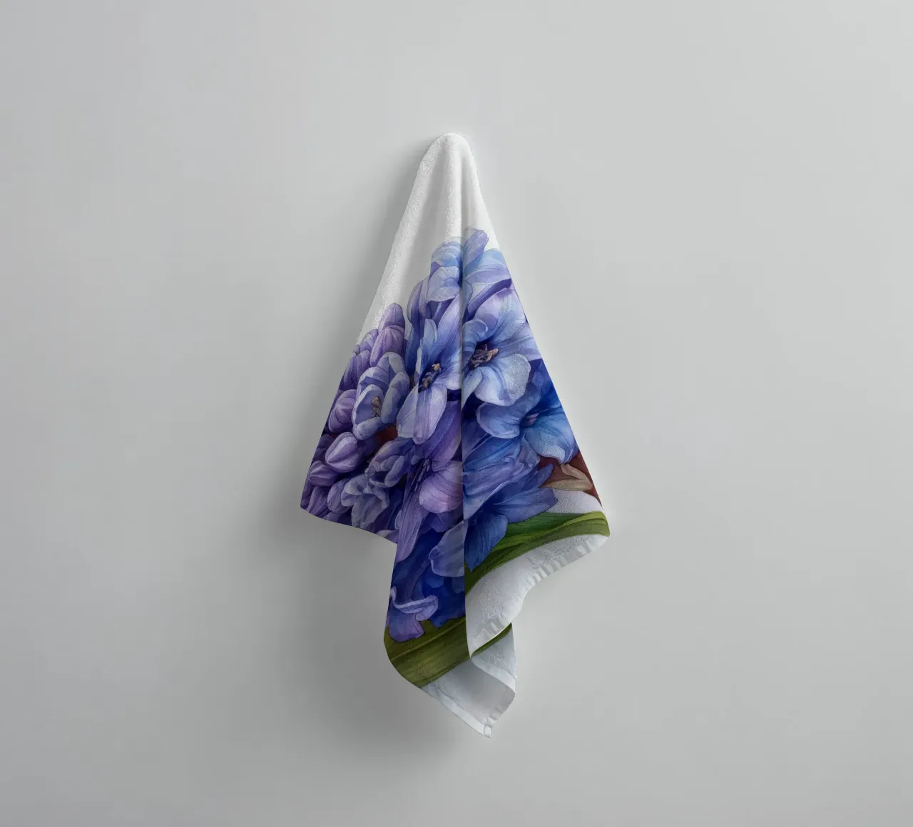 Hyacinth Flower 4 towel by Bold Blooms