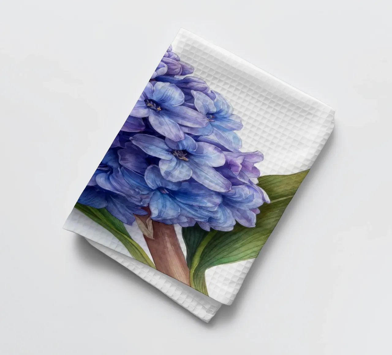 Hyacinth Flower 4 tea towel by Bold Blooms