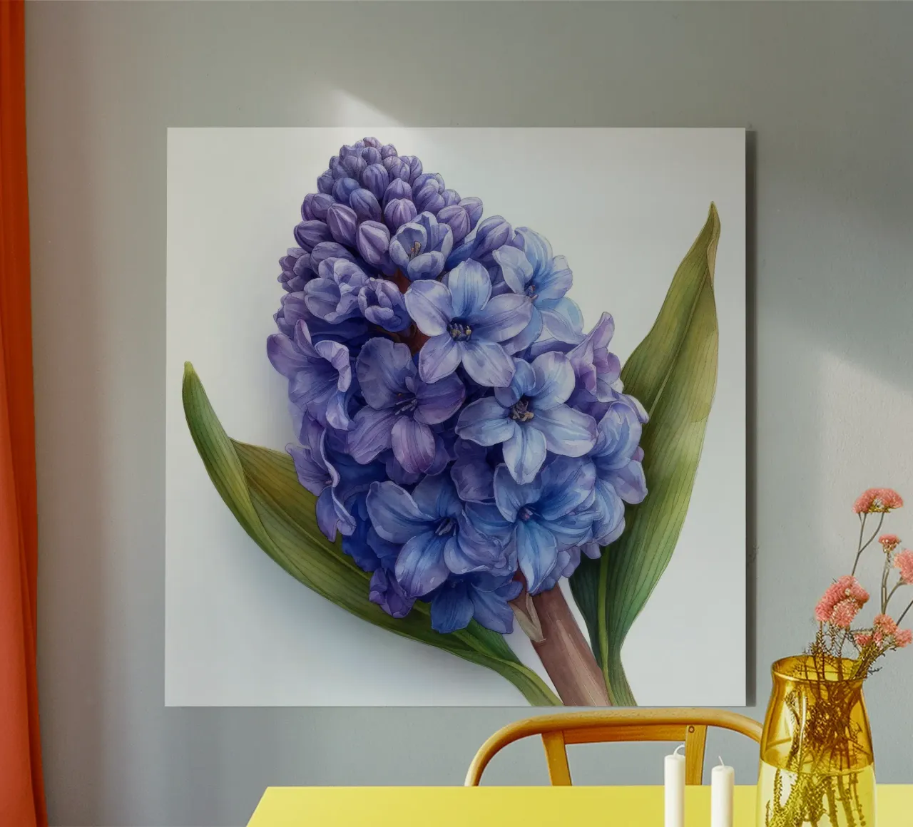 Hyacinth Flower 4 forex plate by Bold Blooms