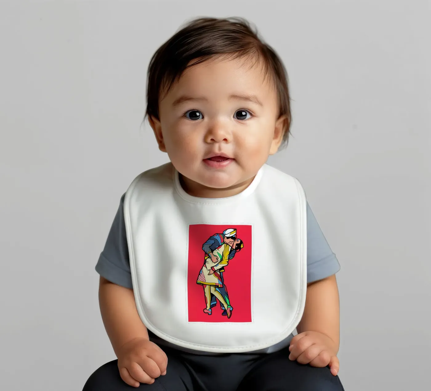 Kiss bavaglino da Van Orton Design