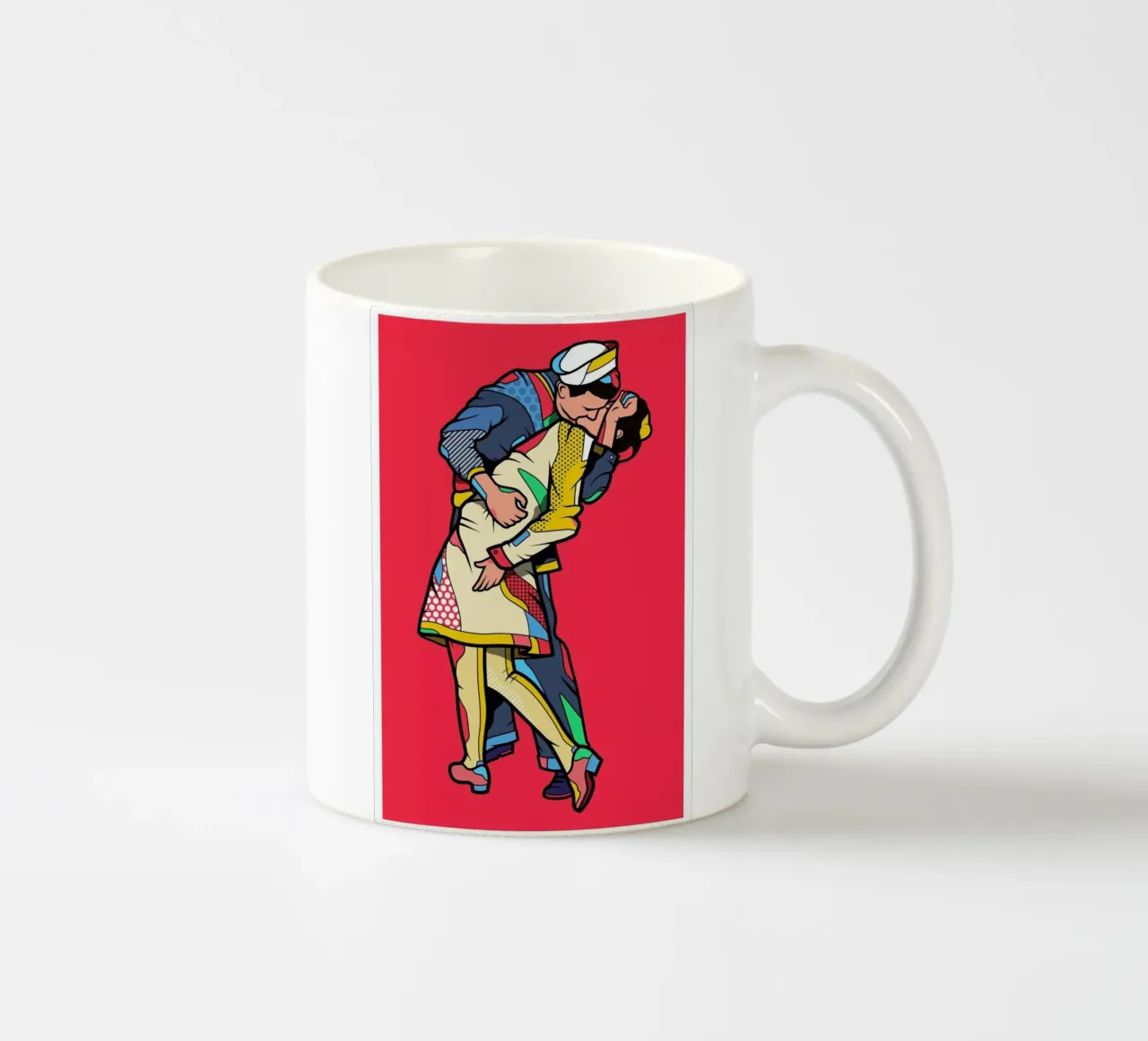 Kiss tazza in ceramica da Van Orton Design