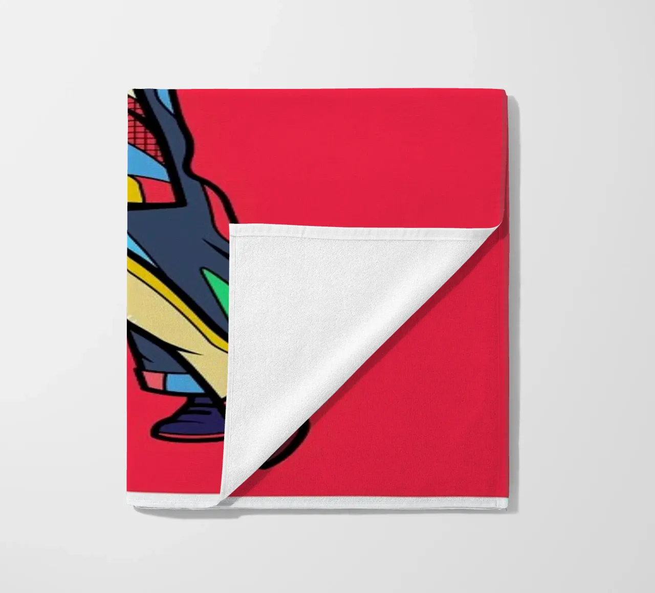 Kiss beach towel by Van Orton Design