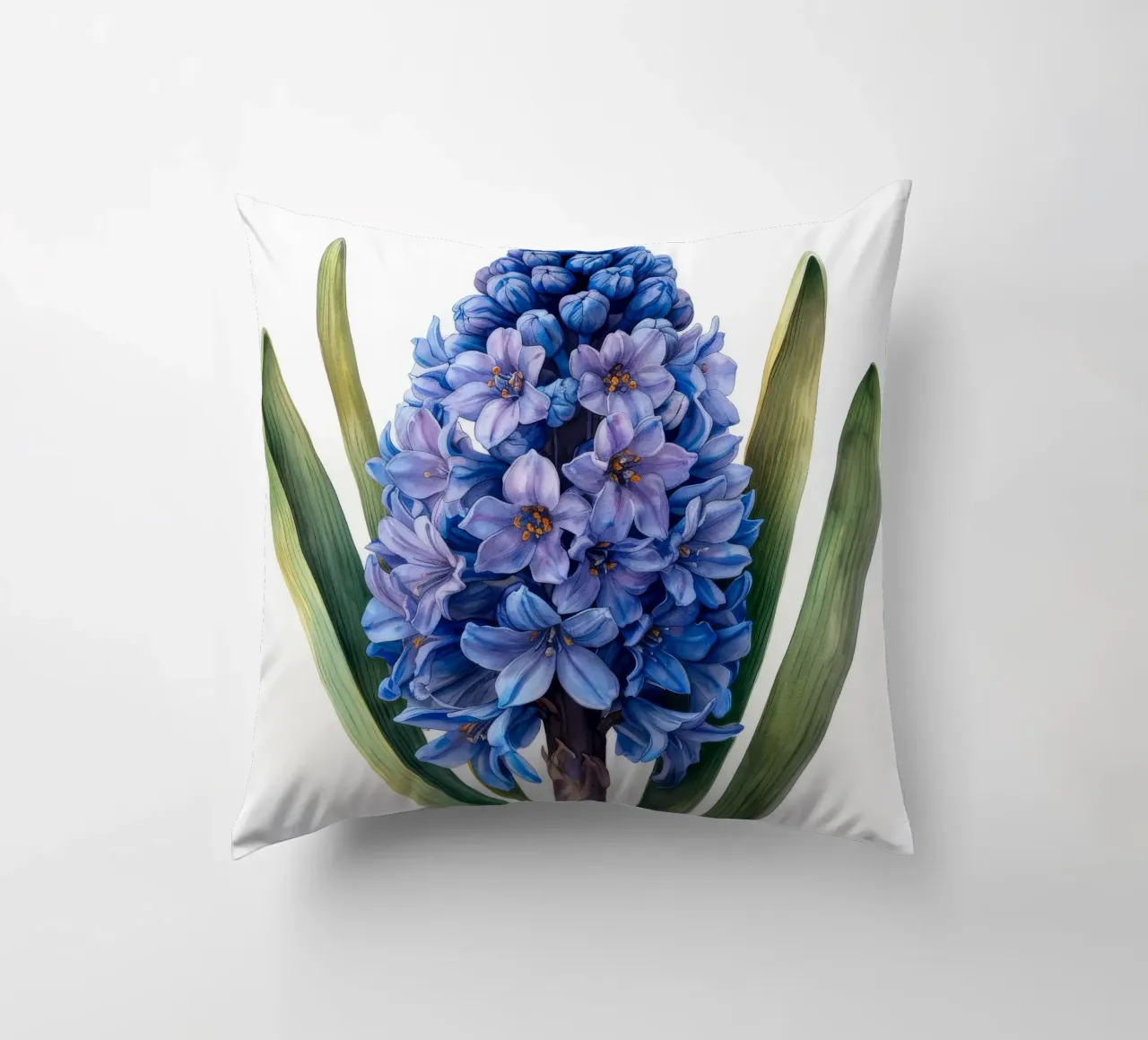 Hyacinth Flower 1 decorative cushion by Bold Blooms