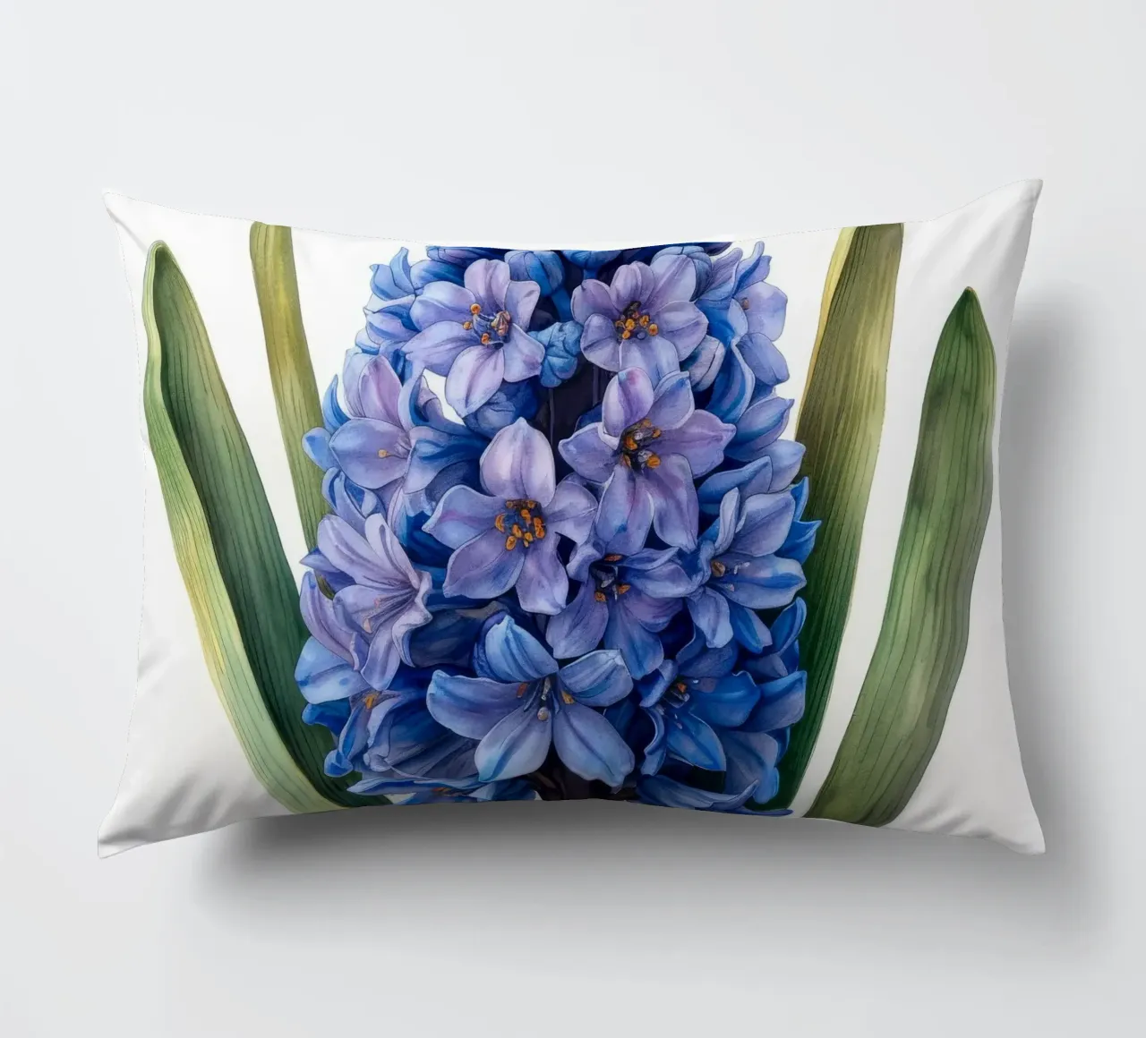 Hyacinth Flower 1 decorative cushion by Bold Blooms