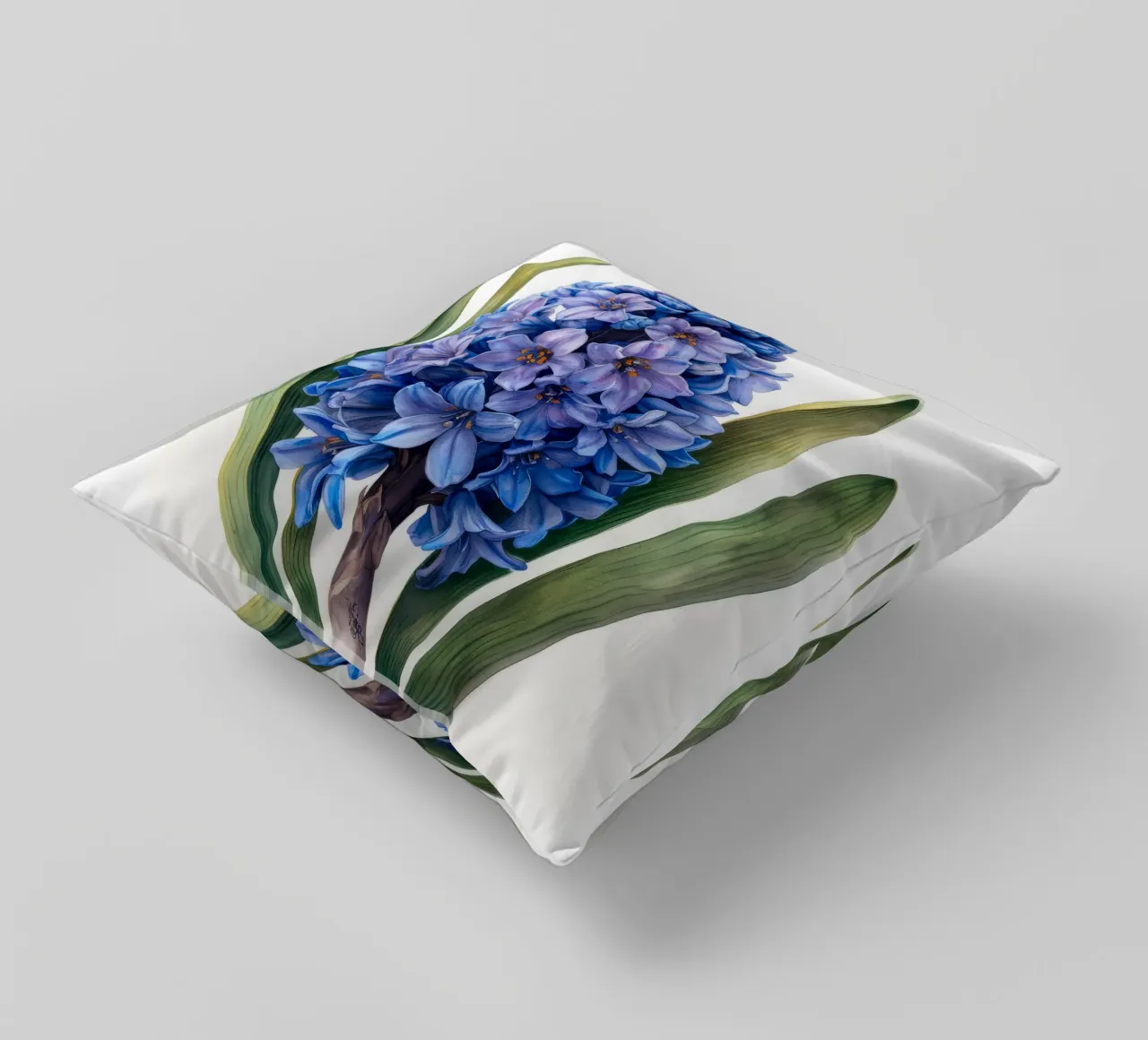 Hyacinth Flower 1 decorative cushion by Bold Blooms