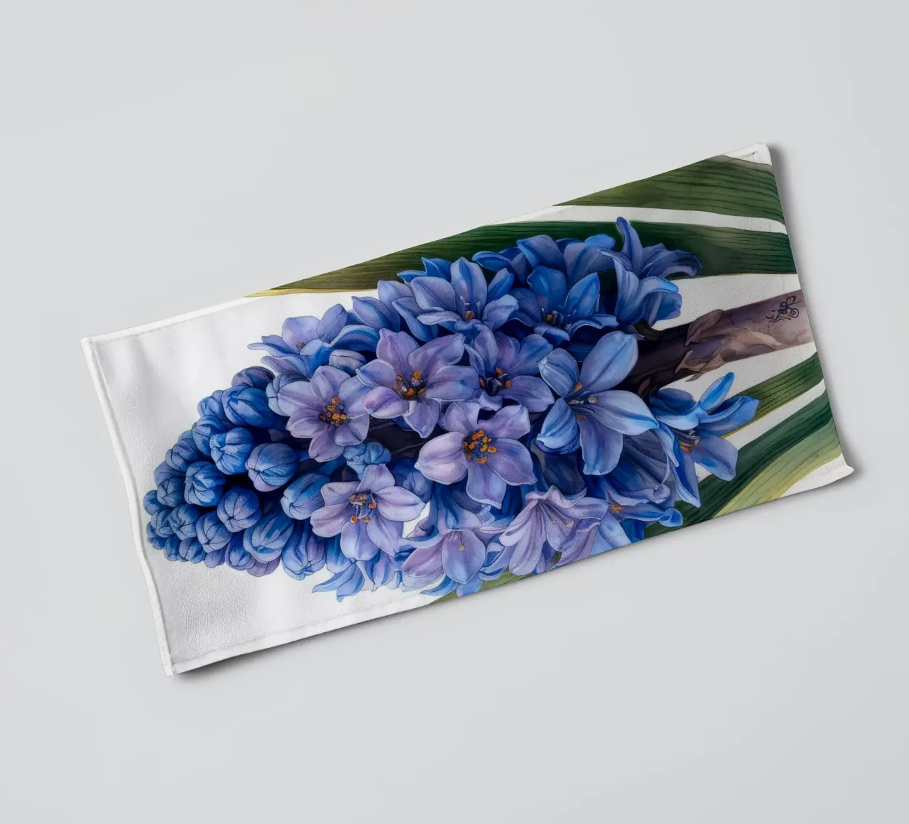 Hyacinth Flower 1 towel by Bold Blooms