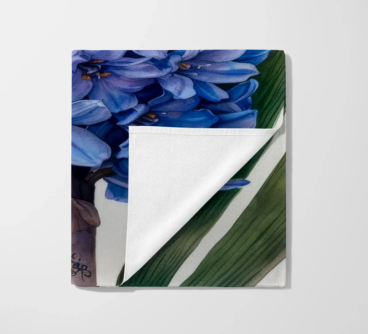 Hyacinth Flower 1 beach towel by Bold Blooms