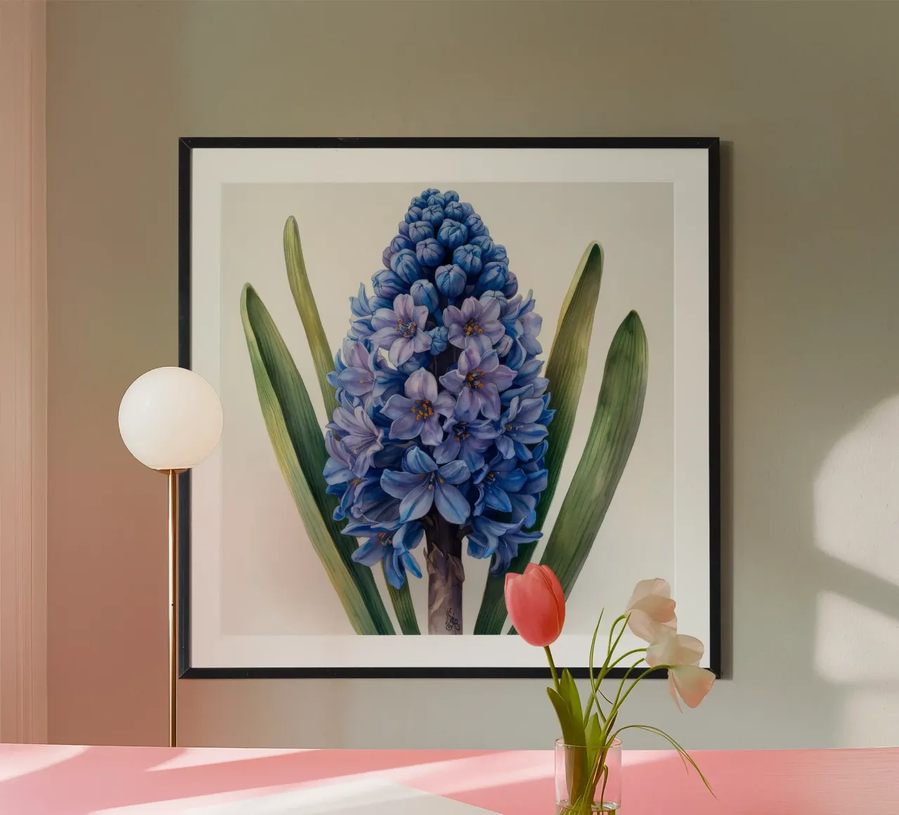 Hyacinth Flower 1 hahnemühle by Bold Blooms