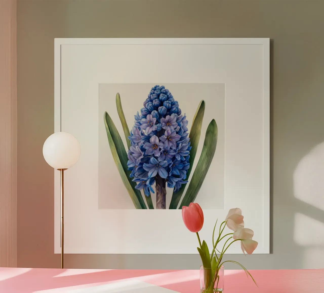 Hyacinth Flower 1 hahnemühle by Bold Blooms