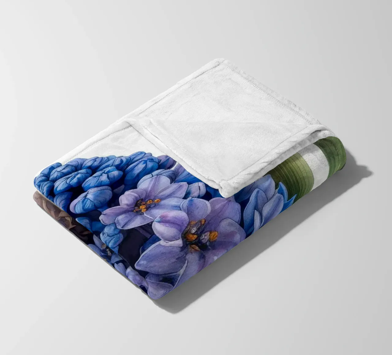Hyacinth Flower 1 fleece blanket by Bold Blooms