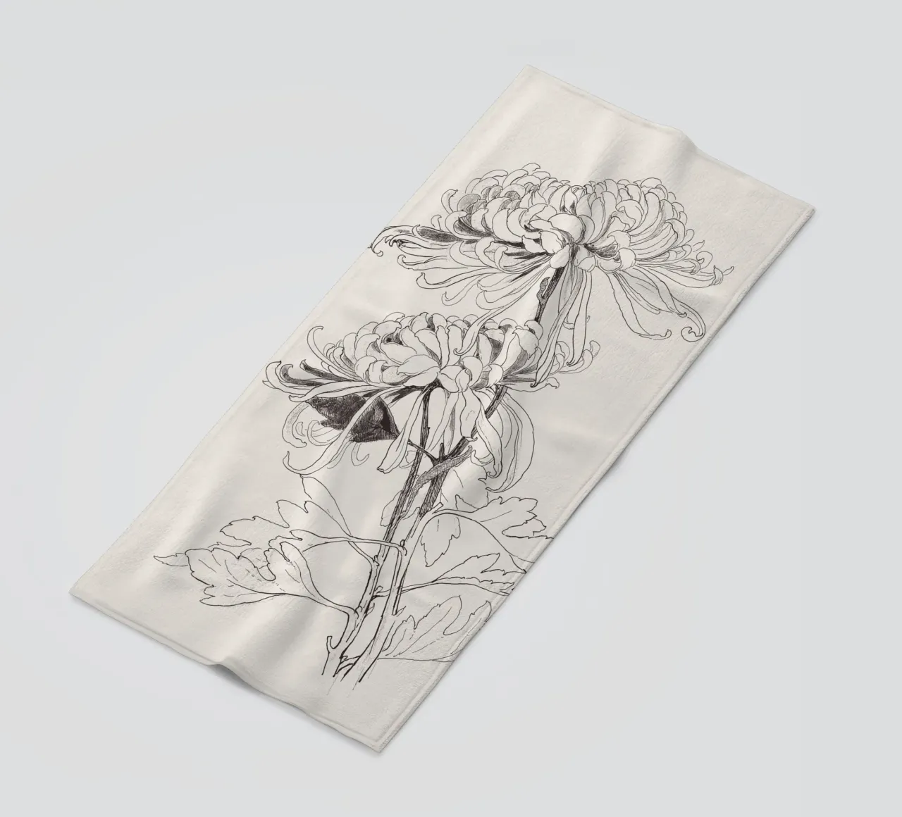 Chrysanths Sketch no. 1 telo mare da apoloprints
