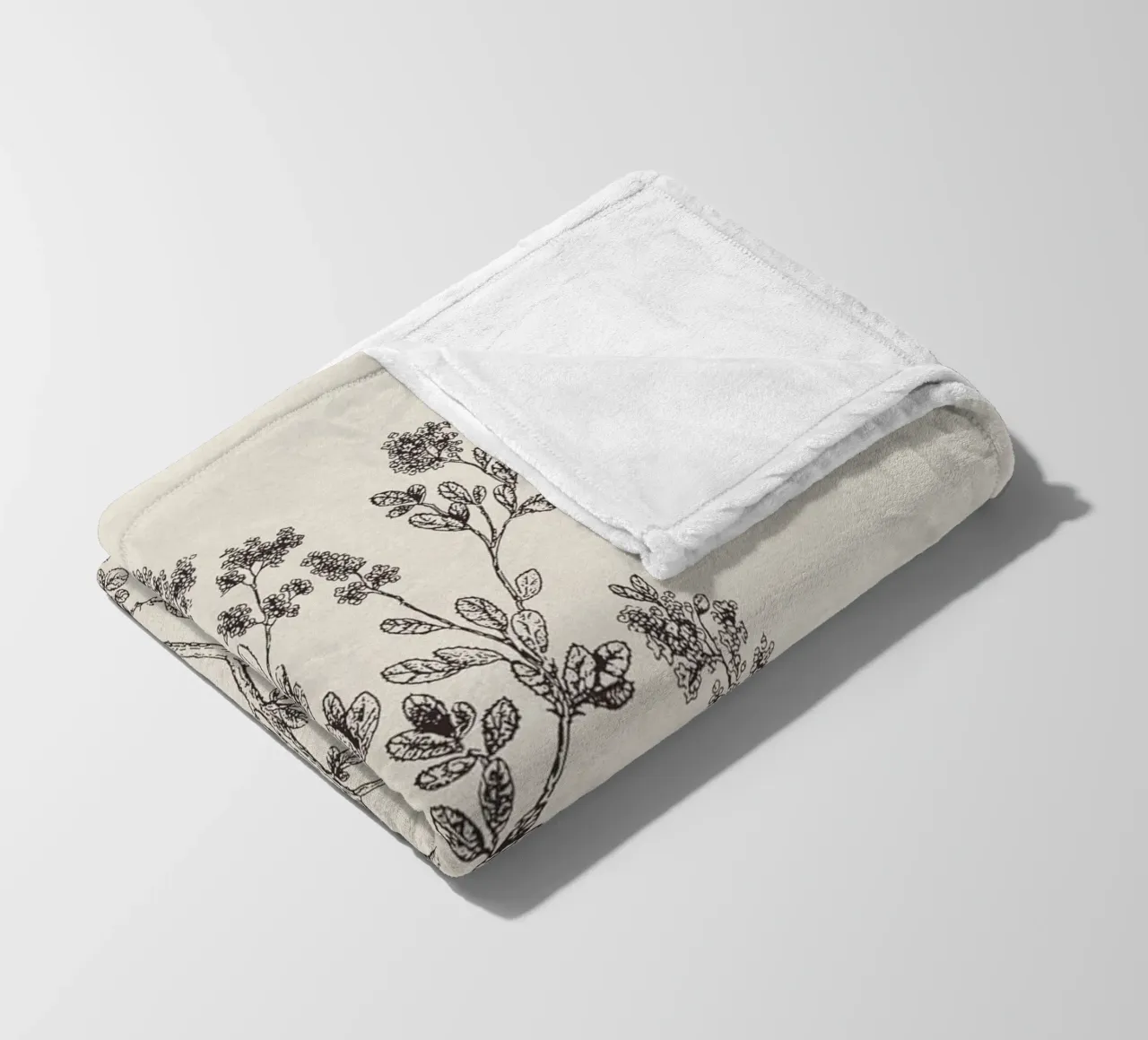 Ceanothus Wildflower Sketch no. 1 coperta in pile da apoloprints