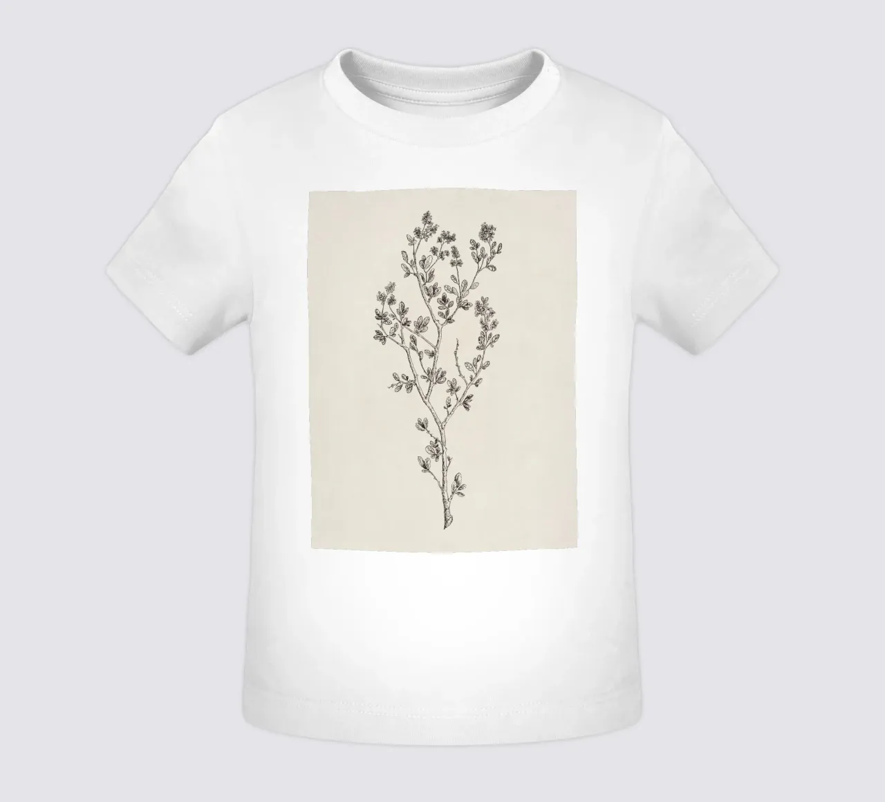 Ceanothus Wildflower Sketch no. 1 maglietta neonato da apoloprints