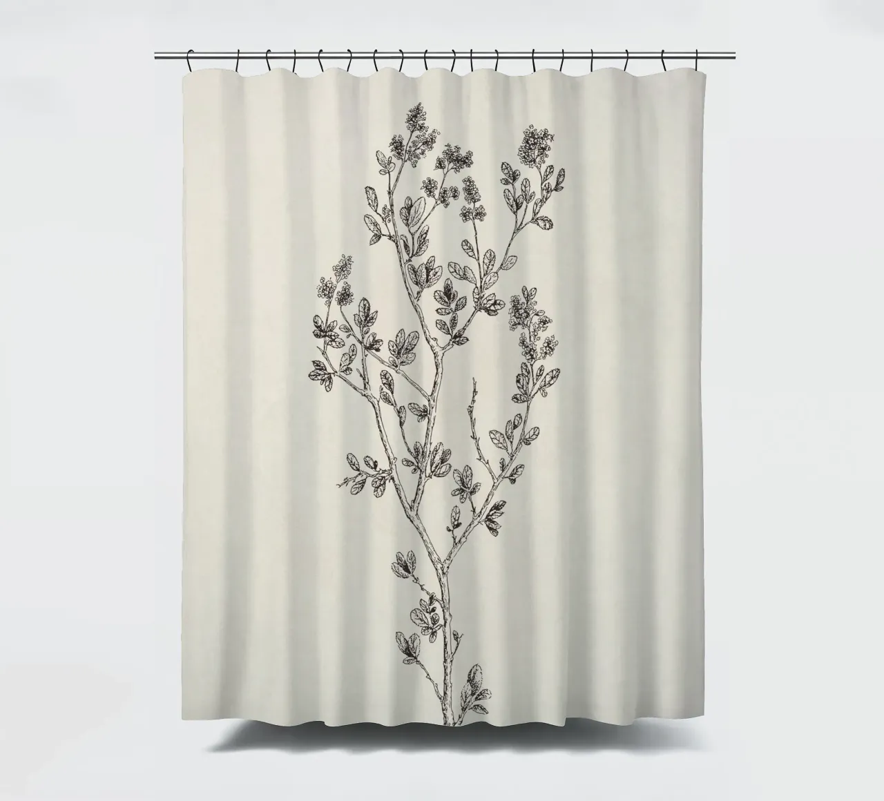 Ceanothus Wildflower Sketch no. 1 tenda da doccia da apoloprints