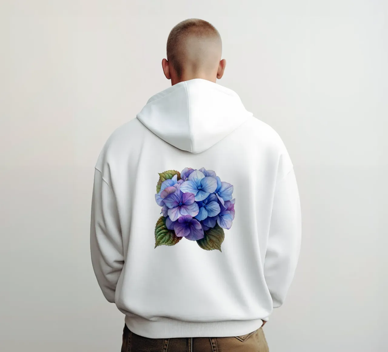 Fiore di ortensia 3 felpa con cappuccio da Bold Blooms