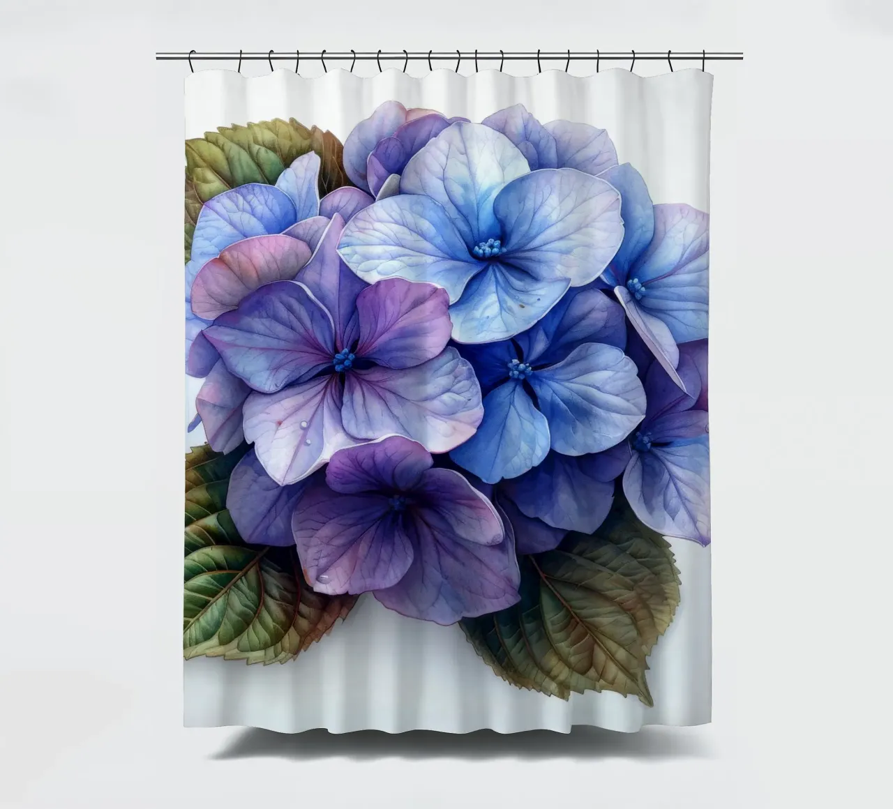 Hydrangea Flower 3 shower curtain by Bold Blooms