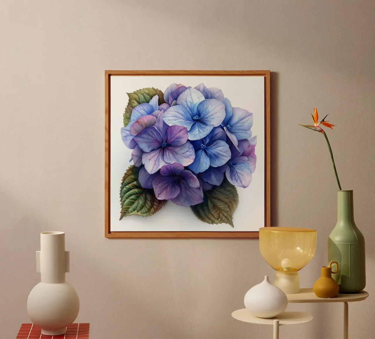 Hydrangea Flower 3 alu-dibond by Bold Blooms