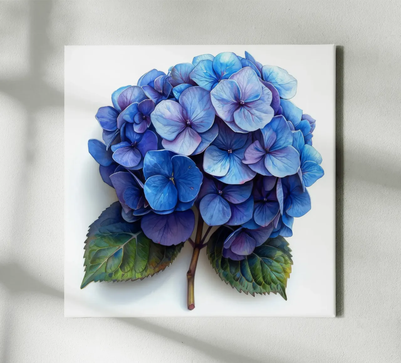 Fiore di ortensia 4 tela con Cornice a cassetta da Bold Blooms