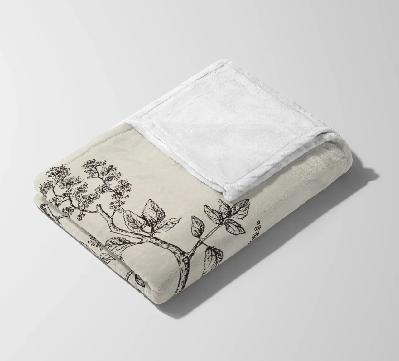 Ceanothus Wildflower Sketch no. 2 coperta in pile da apoloprints