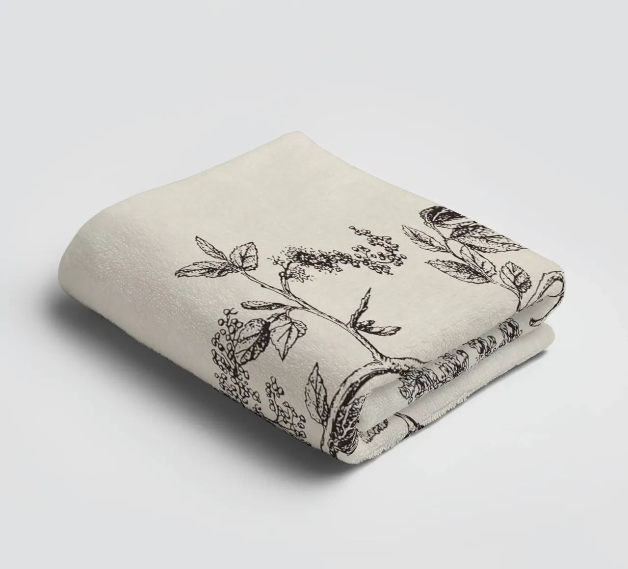 Ceanothus Wildflower Sketch no. 2 asciugamano da bagno da apoloprints