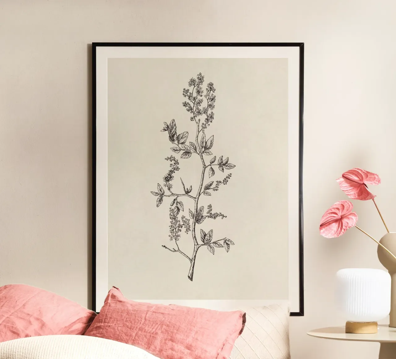 Ceanothus Wildflower Sketch no. 2 carta hahnemühle da apoloprints