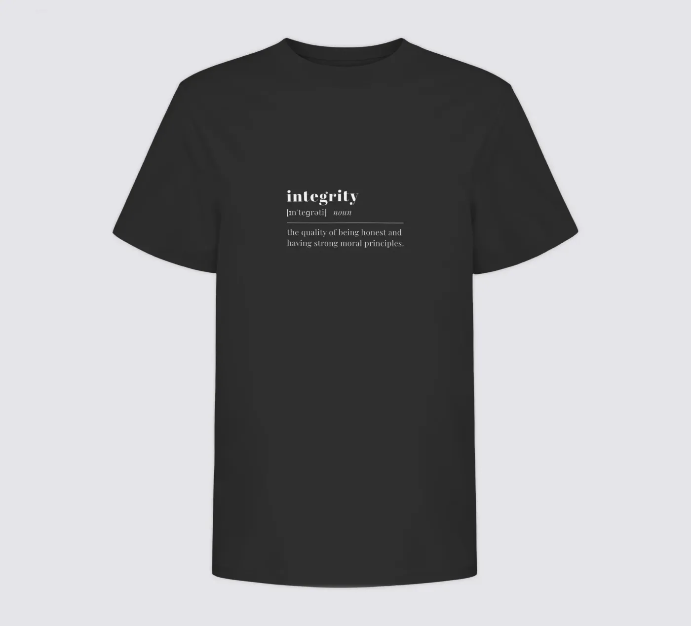 integrity (white text) t-shirt bambini da pilotpegasus