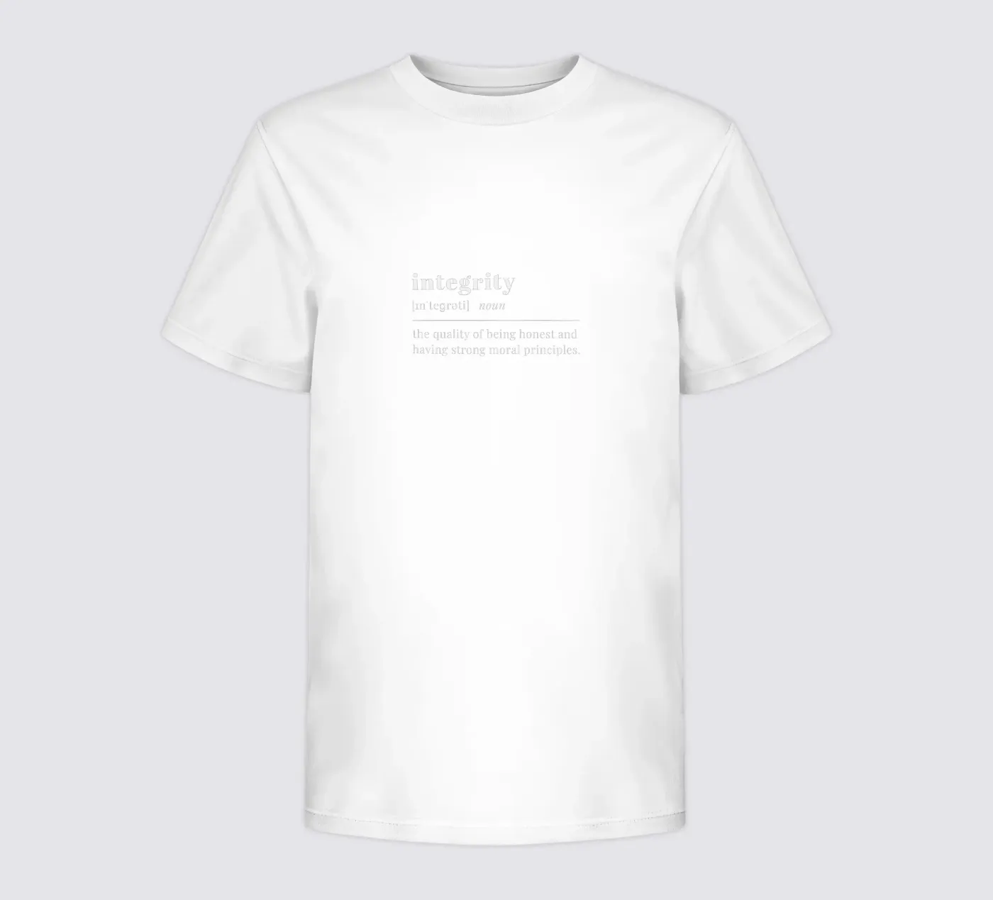 integrity (white text) t-shirt bambini da pilotpegasus