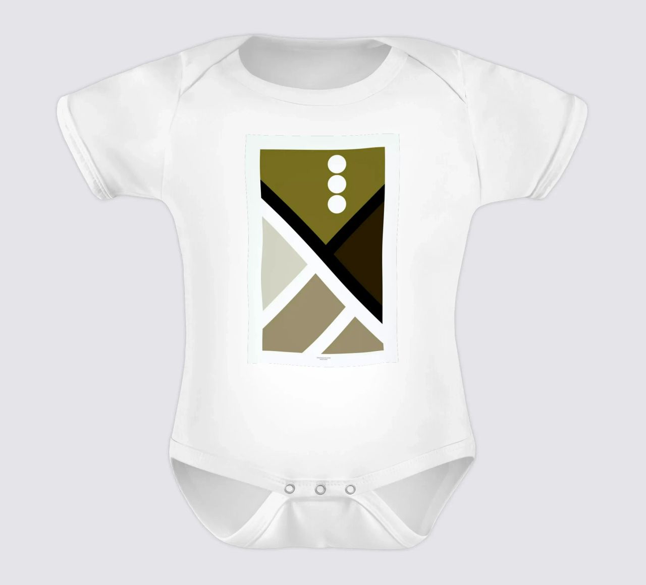 Colour Block II body neonato maniche corte da Nordic Creators