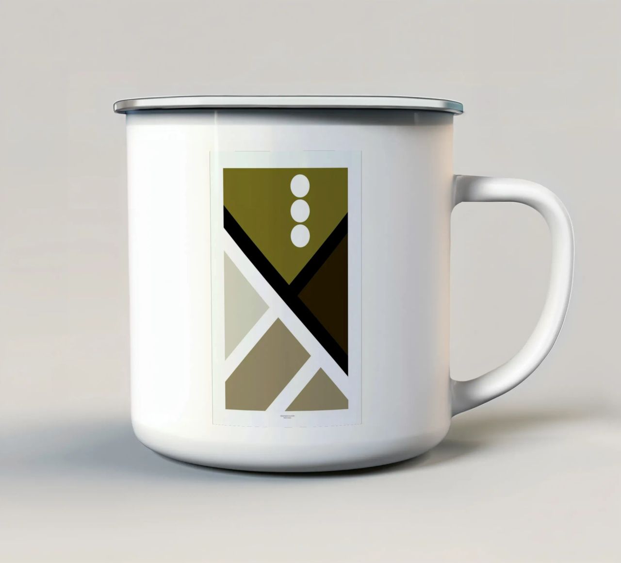 Colour Block II tazza in smalto da Nordic Creators
