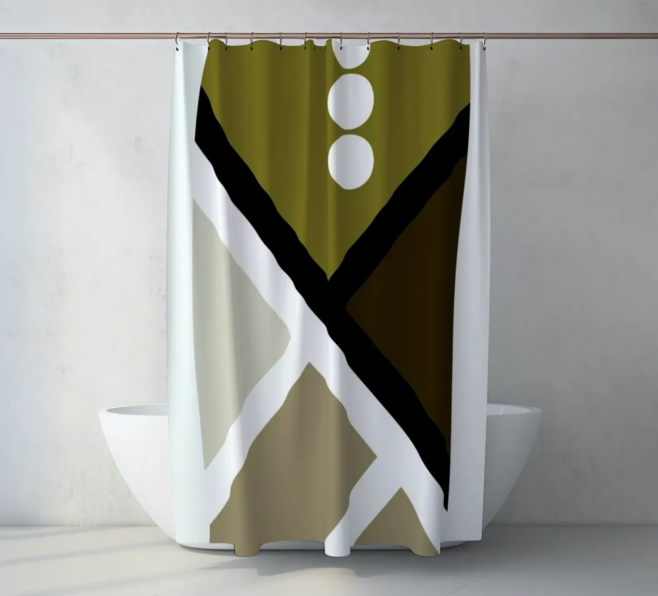 Colour Block II tenda da doccia da Nordic Creators