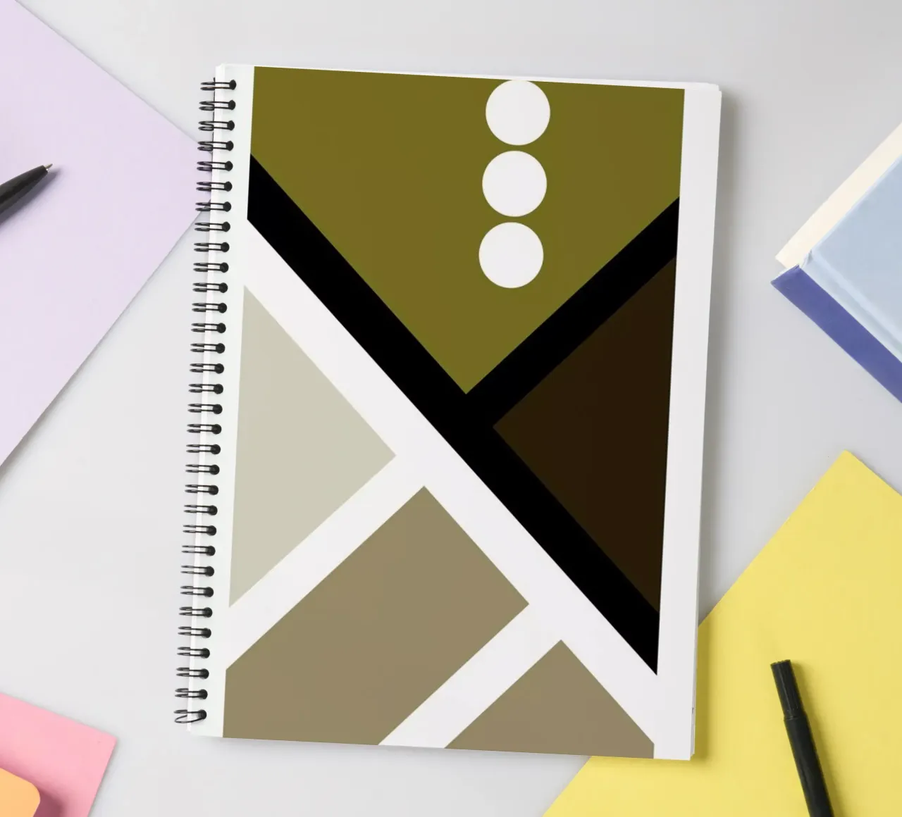 Colour Block II spiral notebook by Nordic Creators