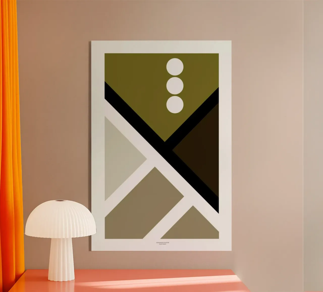 Colour Block II Acryl-Glas von Nordic Creators