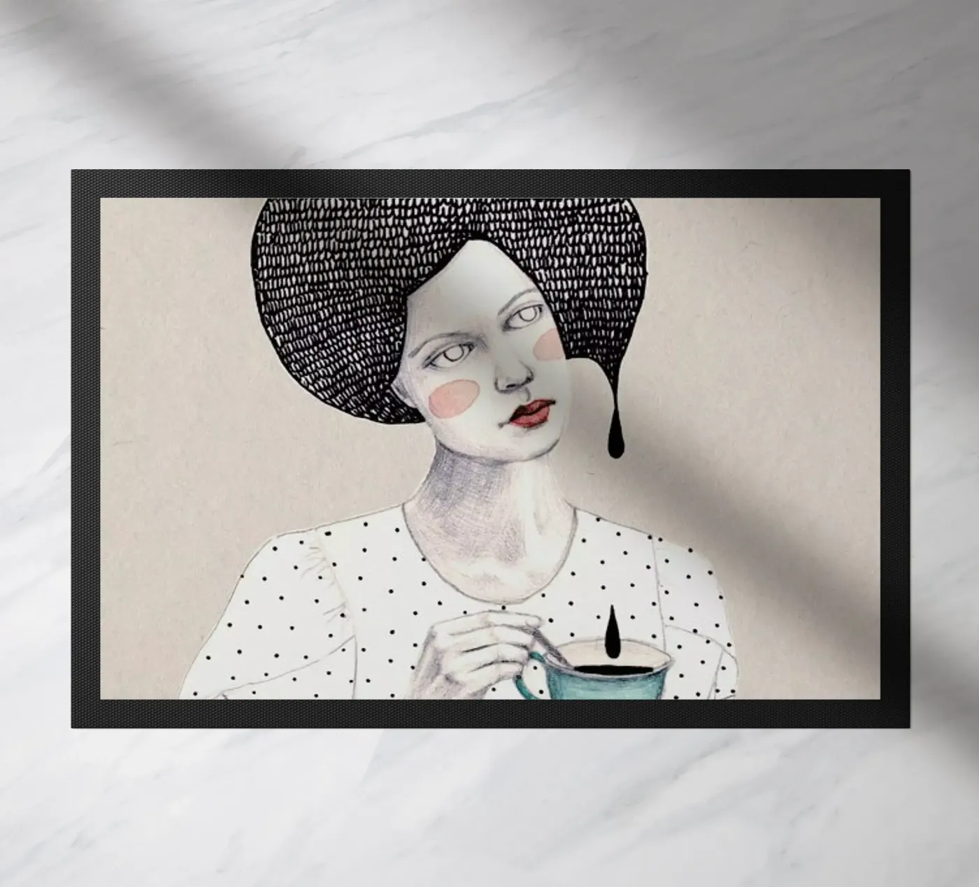 Nina doormat by Sofia Bonati