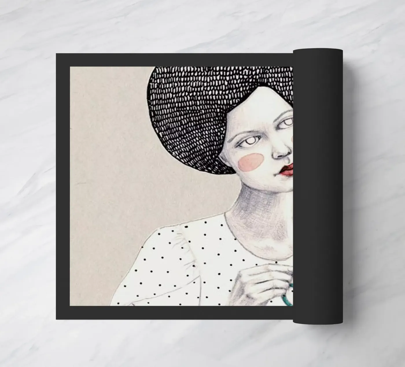 Nina doormat by Sofia Bonati