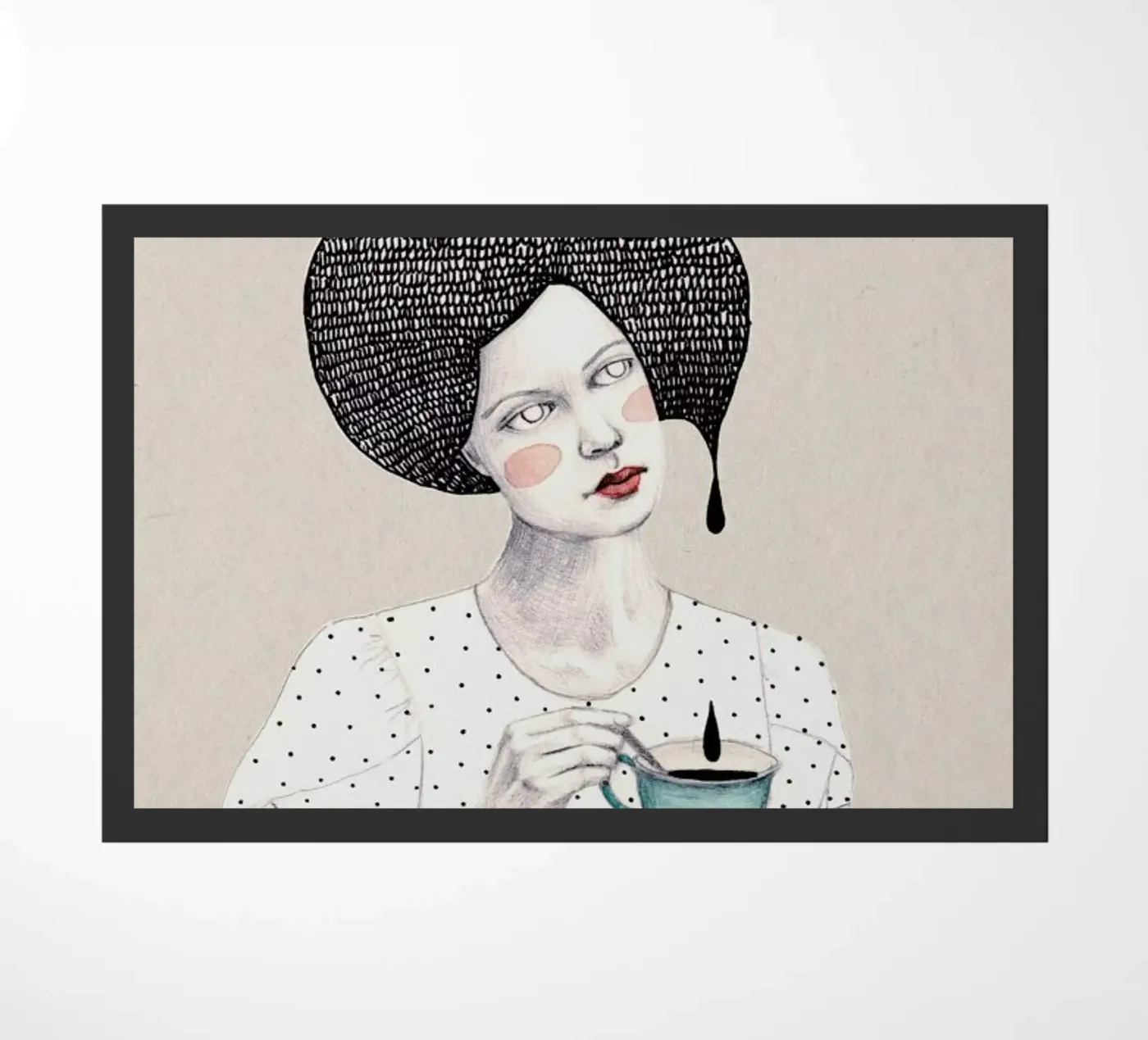 Nina doormat by Sofia Bonati