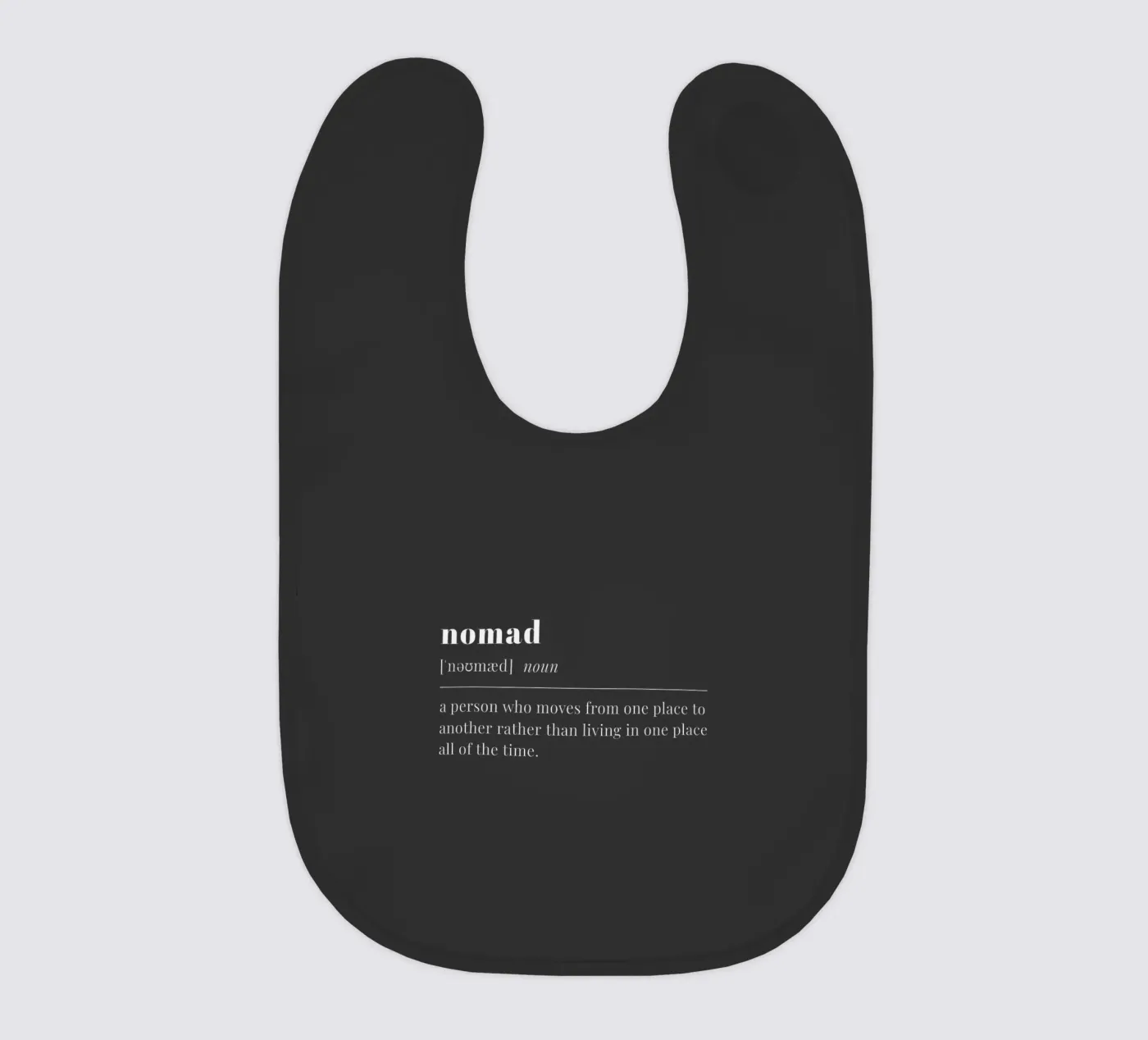 nomad (white text) bavaglino da pilotpegasus