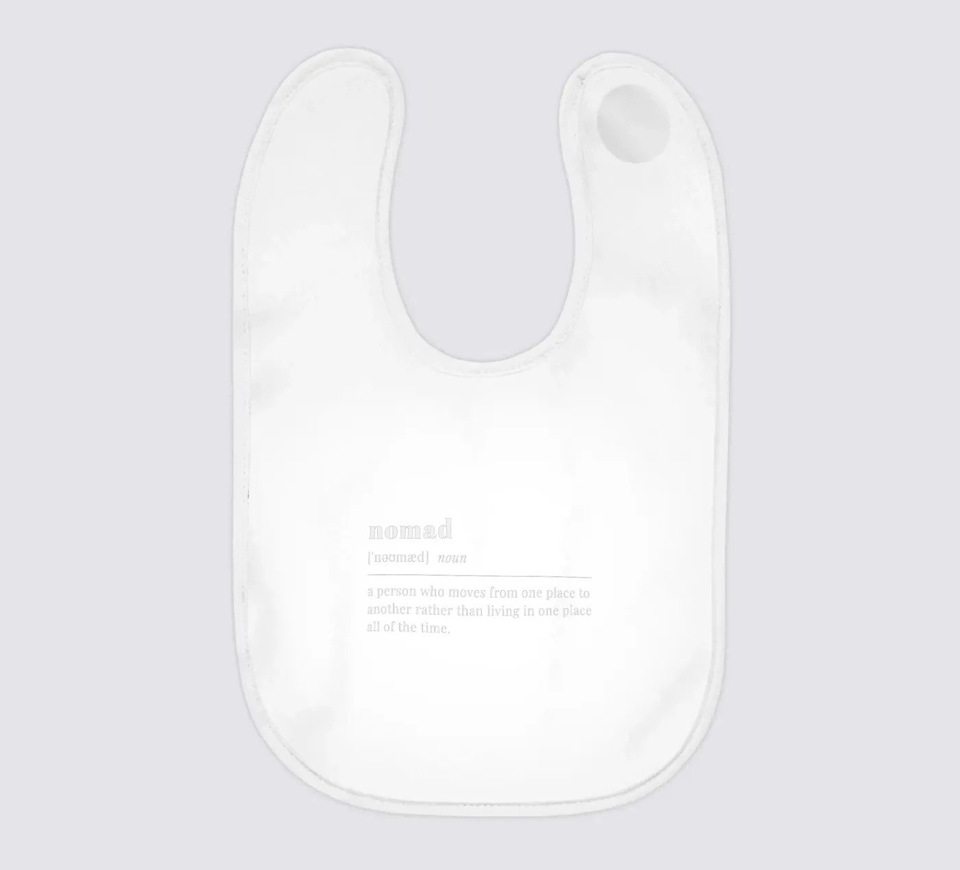 nomad (white text) bavaglino da pilotpegasus