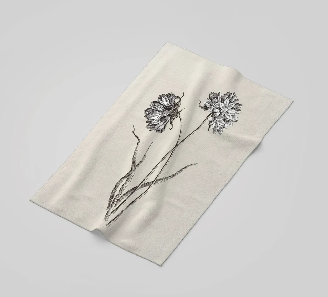 Cluster Lilies Sketch telo mare da apoloprints