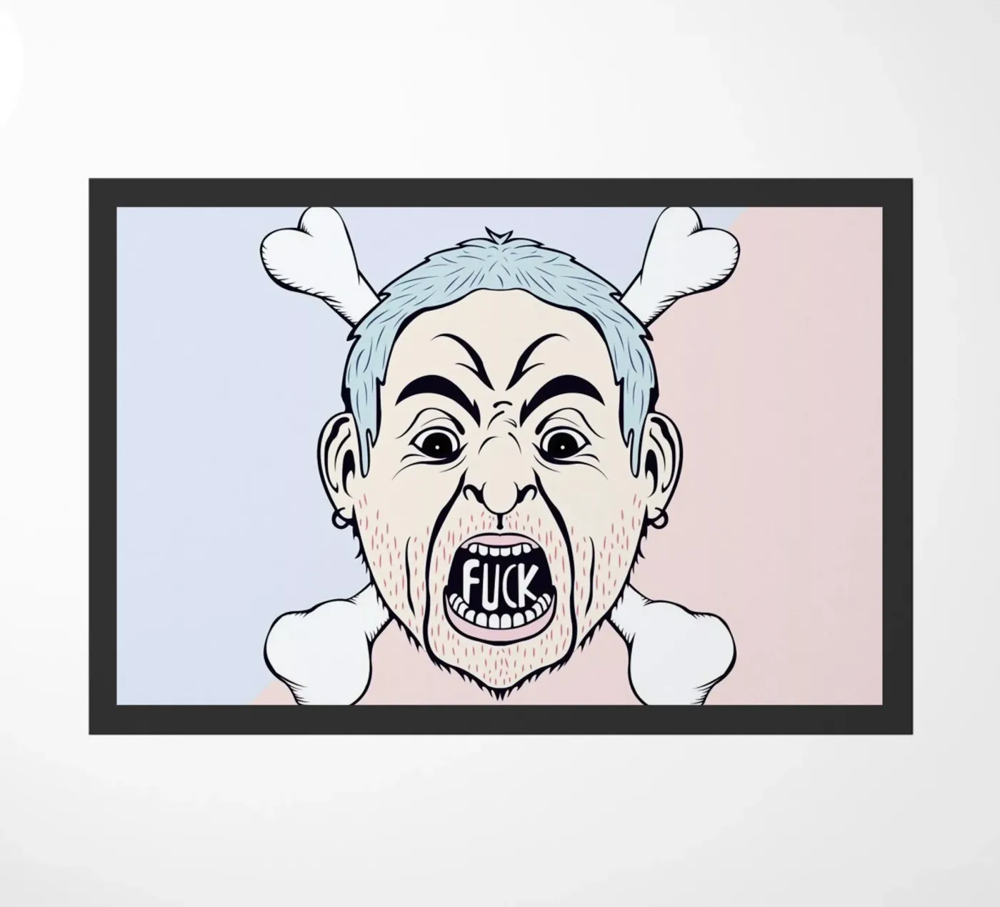 Fxxk Fußmatte von Ruei