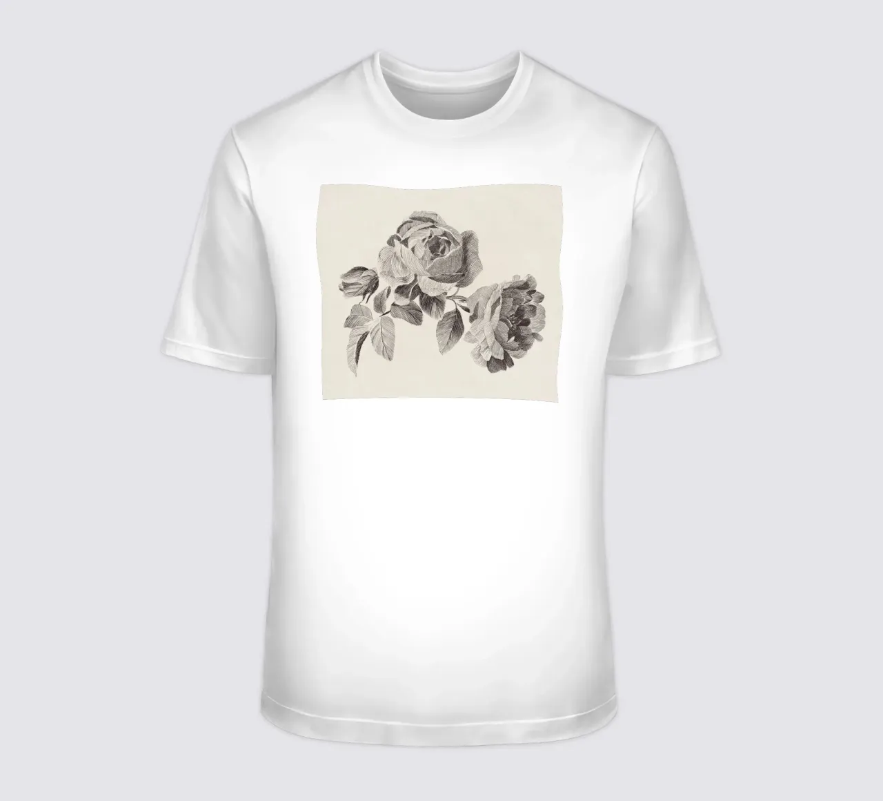 Roses Sketch no. 2 t-shirt da apoloprints