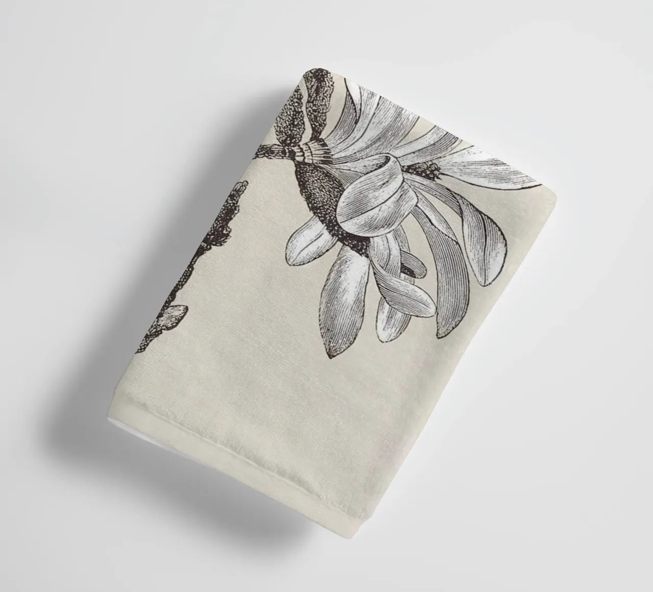 Magnolia Flower Sketch no. 2 asciugamano da bagno da apoloprints